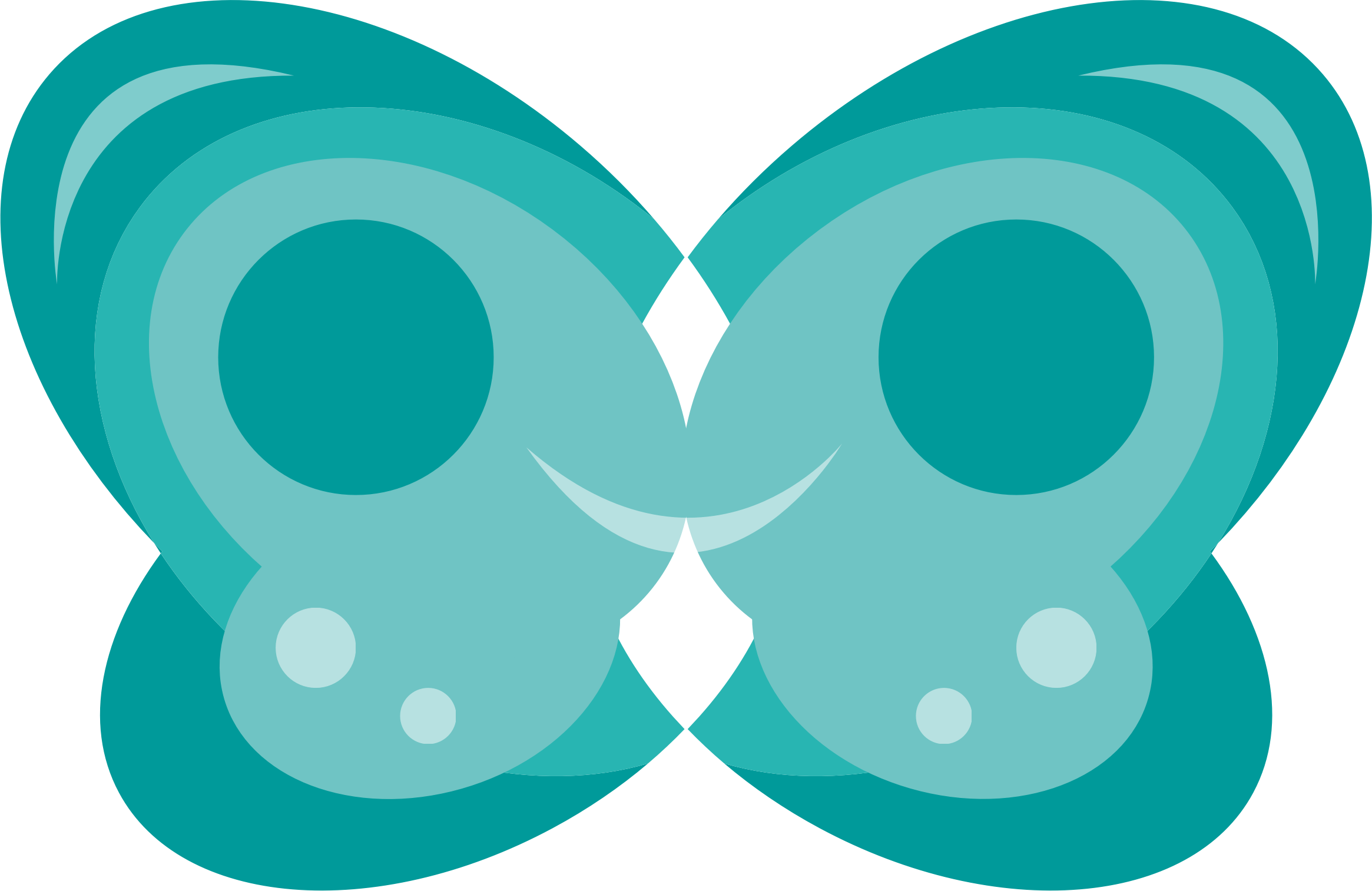 Clipart Butterfly - Borboleta Azul Vetor Png (2330x1513)
