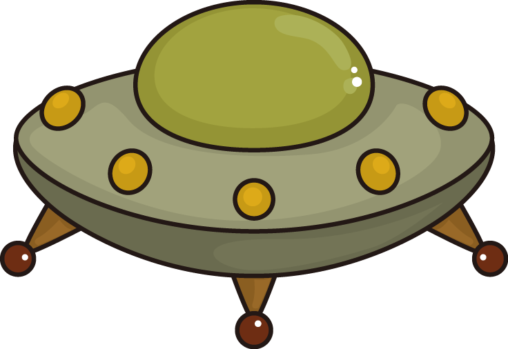 Objeto Volador No Identificado Platillo Volador De - Cartoon Saucer (736x506)