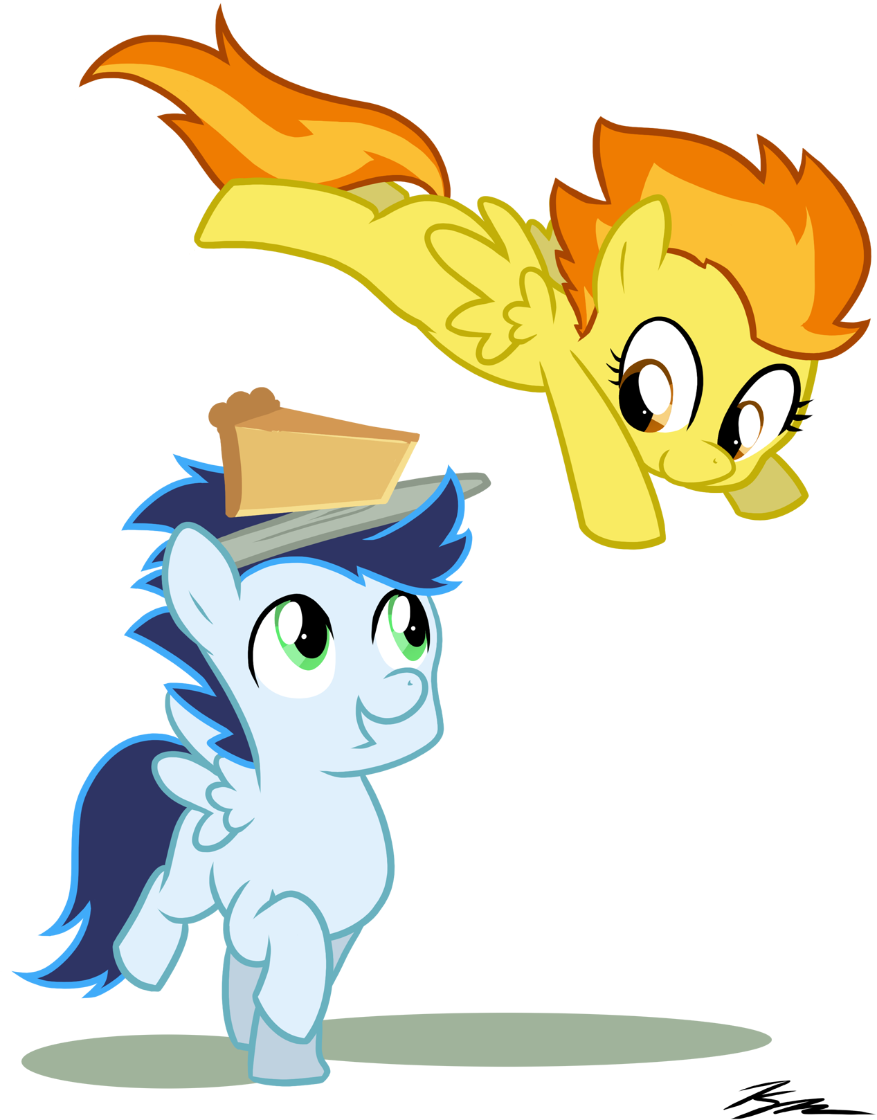 My Little Pony Soarin And Spitfire - My Little Pony Filly Soarin Wonderbolts (1267x1618)