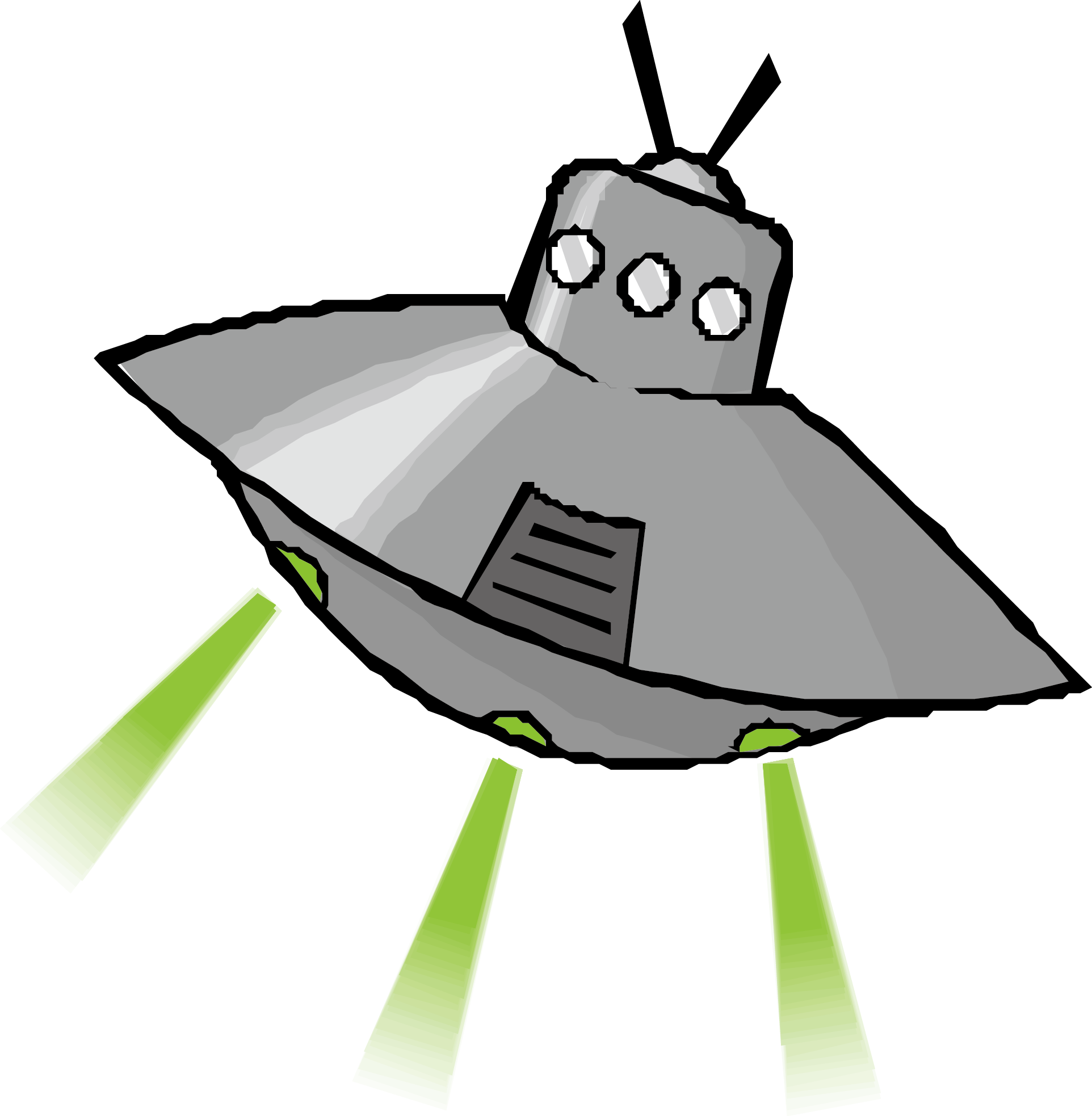 Euclidean Vector Unidentified Flying Object Illustration - Unidentified Flying Object (1924x1966)