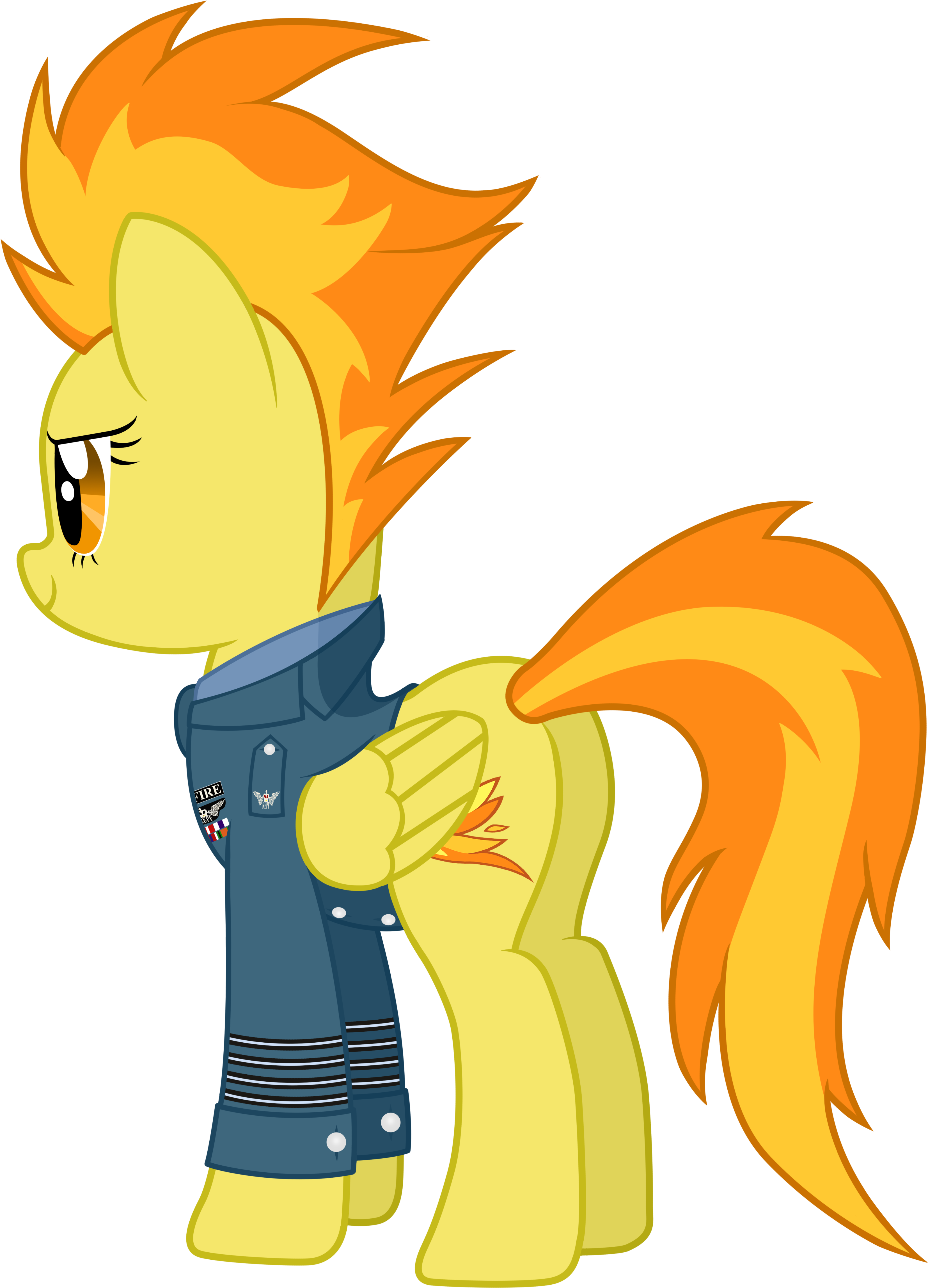 Group Captain Rank By Tempestwulf - Mlp Spitfire And Messerschmitt (3500x4900)