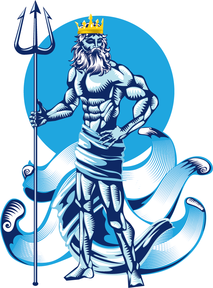 Poseidon Greek Mythology Clip Art - Greek Mythology Poseidon Png (684x922)