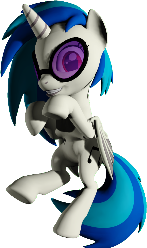 Vinyl Scratch By Legoguy9875 - Vinyl Scratch 3d Model Download (740x1079)
