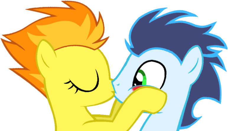 Nejcrozi, Female, Kissing, Male, Pony, Safe, Shipping, - Supermarine Spitfire (800x560)