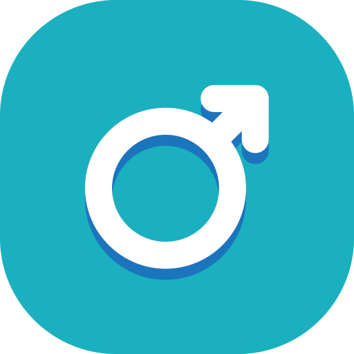 Male - Twitter Logo Round Png (512x512)