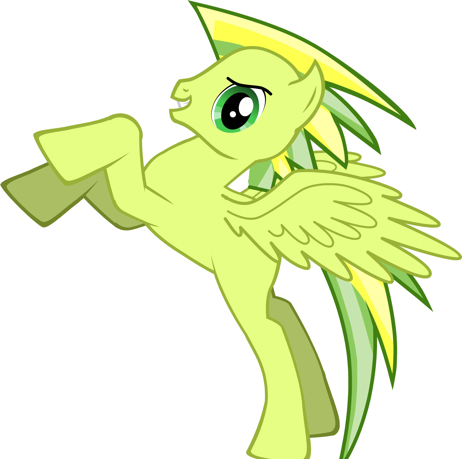 Fair Enough, At Least It's Not A Human World Pony - Cartoon (3320x2600)