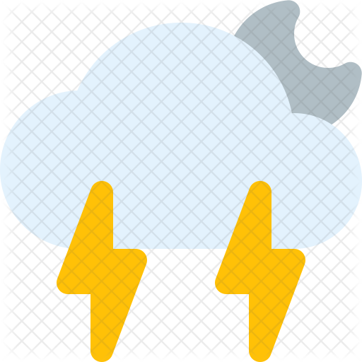 Thunderstorm Icon - Emblem (512x512)