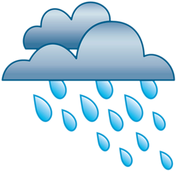 Free Rain Cloud Clipart - Free Rain Cloud Clipart (445x355)
