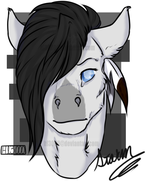 Storm Cloud Clipart - Mane (500x608)