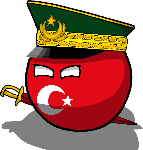 Turkey Modern Countryball - Turkeyball Png (643x639)