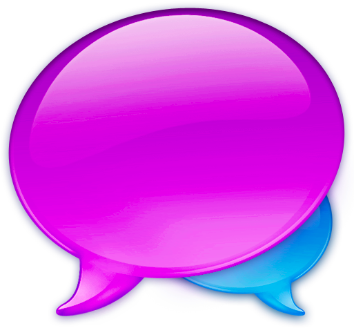 Balloon, Chat, References, Talk Icon - 3d Icon Chat Png (512x512)