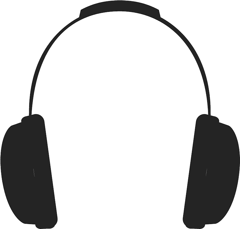Headphones Rubber Stamp - Headphone Desenho Png (800x800)