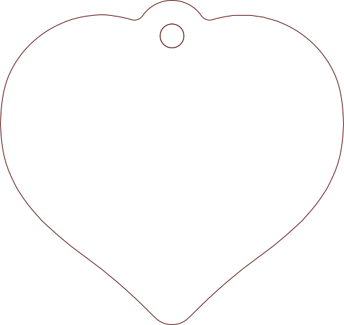 Heart Back Side Base - Silver (499x472)