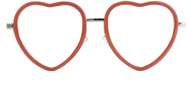 Heart Shaped Kaleidoscope Glasses By Glofx - Heart (480x320)