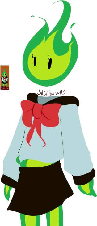 One Of My Fav Npcs From Undertale Tbh - Undertale Fire Girl (461x750)