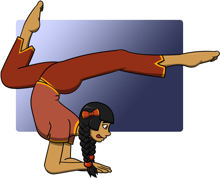 Morning Exercise By Joceybgoode - Cartoon (827x700)