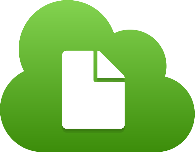 File Storage - Cloud Storage Icon Green (626x488)