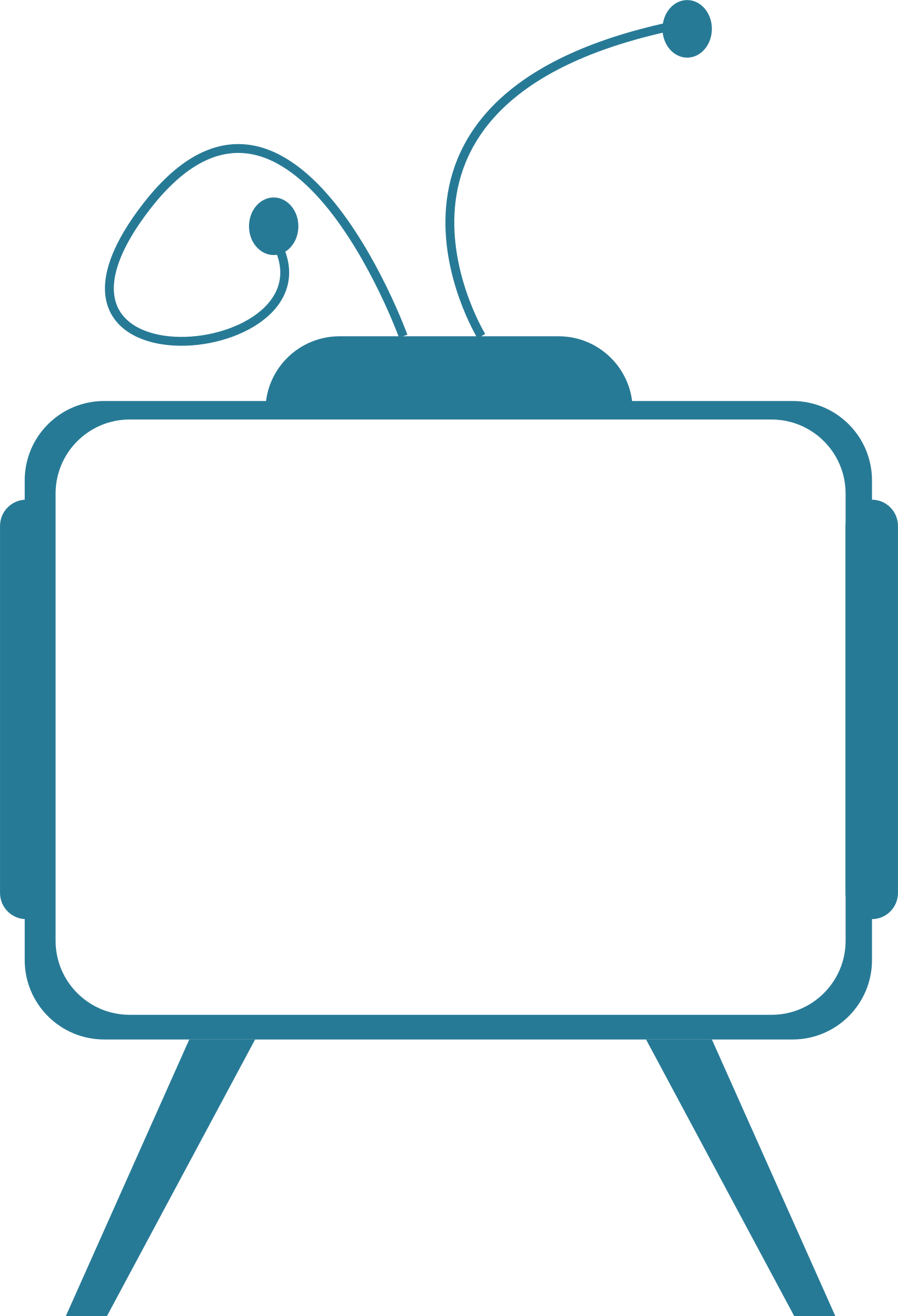 Tv Clipart Blue - Raw Rough Natural Purple Amethyst Point Necklace Sterling (1637x2400)