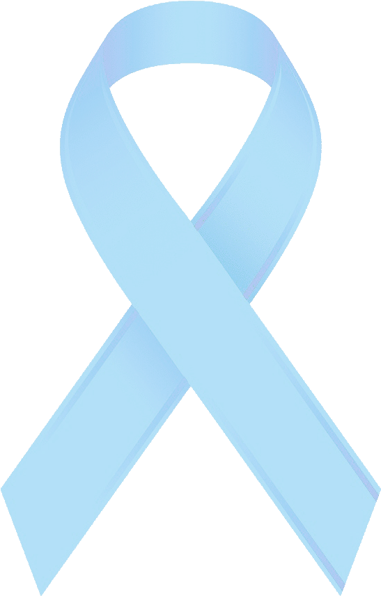 Prostate Cancer Ribbon Images - Light Blue Cancer Ribbon (577x894)