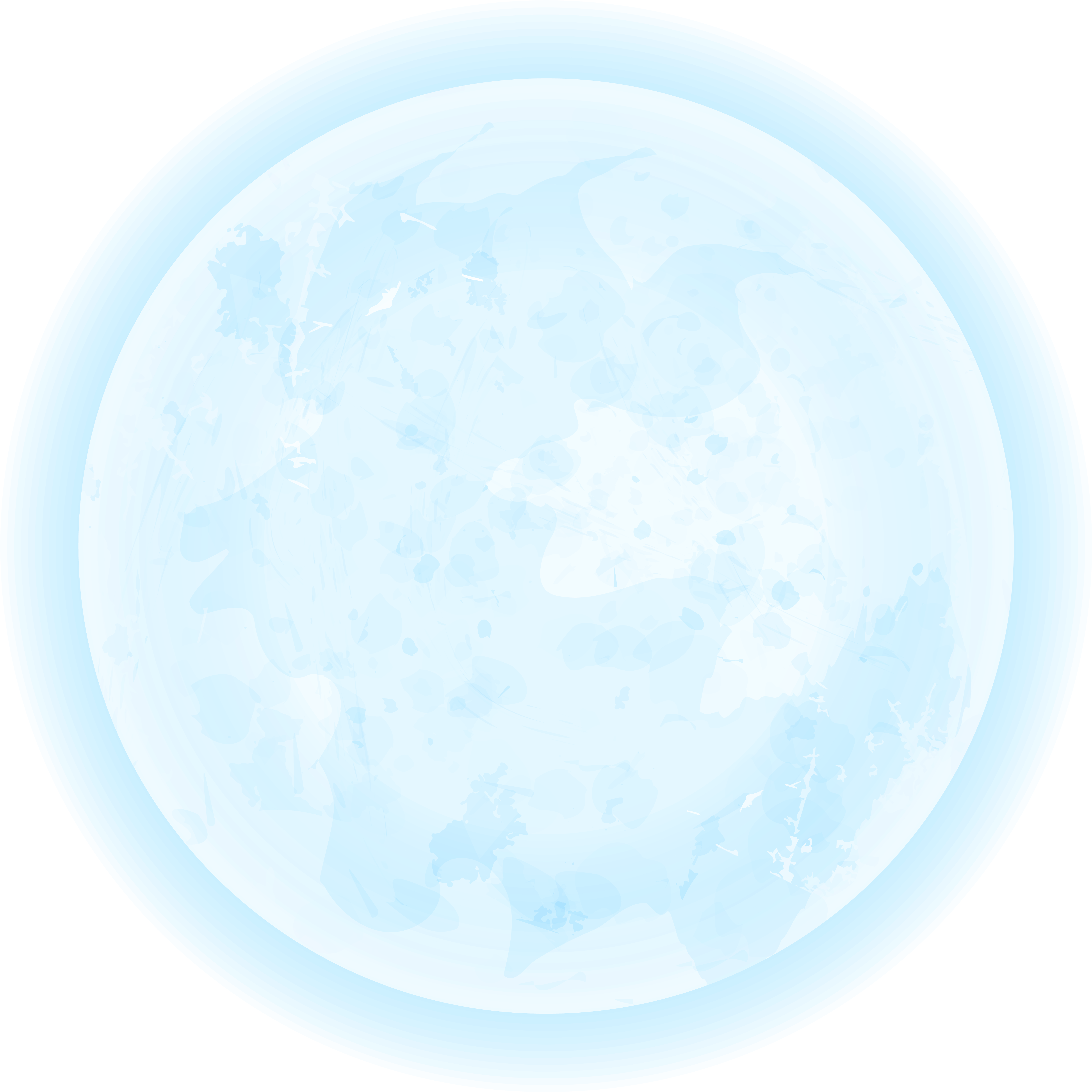 Blue Full Moon Clipart - Blue Full Moon Clipart (5189x5130)
