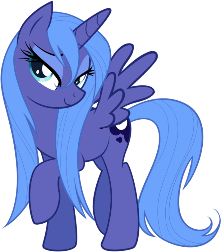 Wet Mane Luna By Lekadema - My Little Pony Princess Luna (894x894)