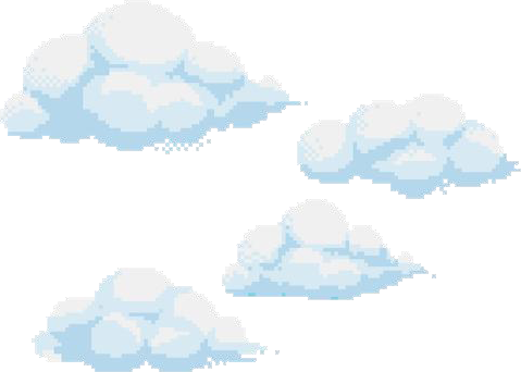 Report Abuse - Cloud Pixel Art (479x342)