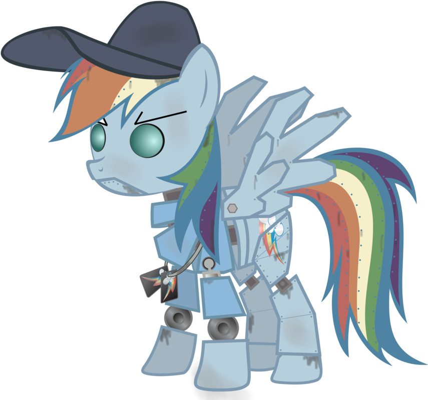 Avastindy, Dashbot, Mare Vs Machine, Rainbow Dash, - My Little Pony Rainbow Dash Winter (900x829)