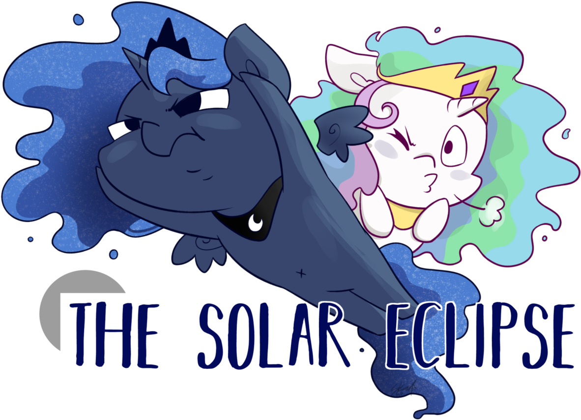 Alicorn, Alicorn Eclipse, Artist - Cartoon (1280x951)