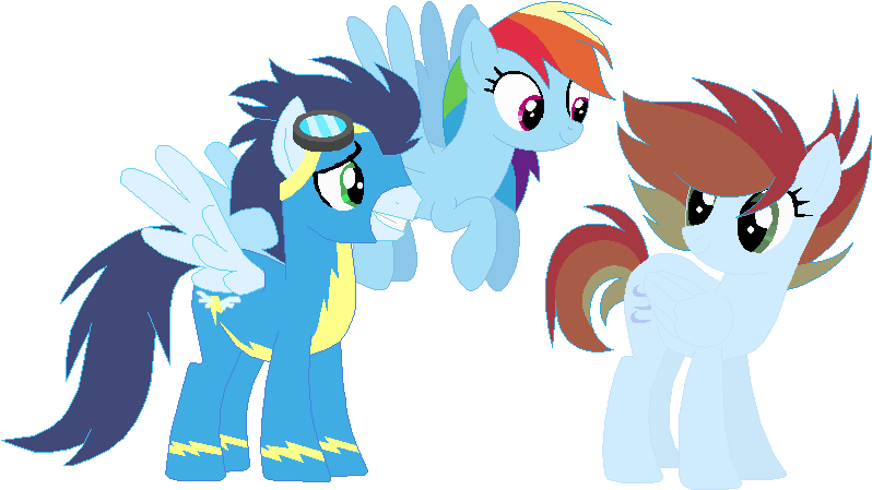 Puffydashie01, Base Used, Clothes, Female, Male, Mare, - Soarin Pony (806x486)