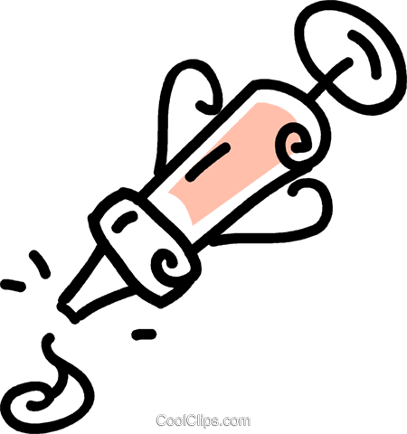 Icing Clipart Cake Tool - Cake Decorating Tools Vector (450x480)