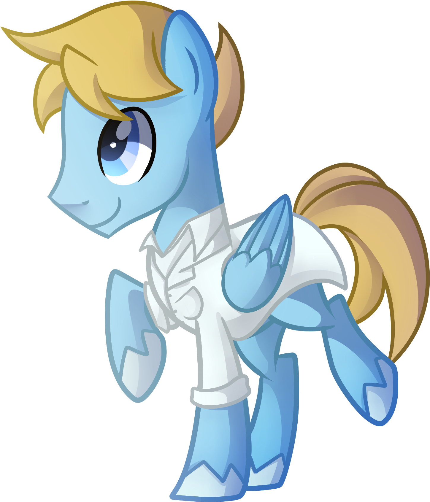 Chiral Mane - Cartoon (1554x1753)