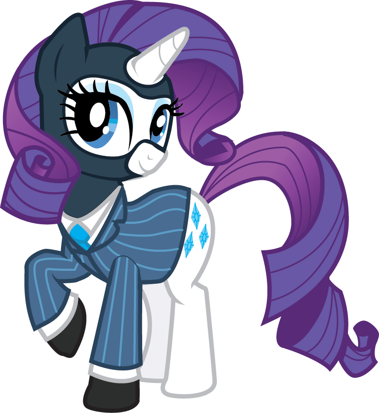 Smashinator, Balaclava, Clothes, Crossover, Female, - Tf2 Mlp Rarity Spy (757x825)