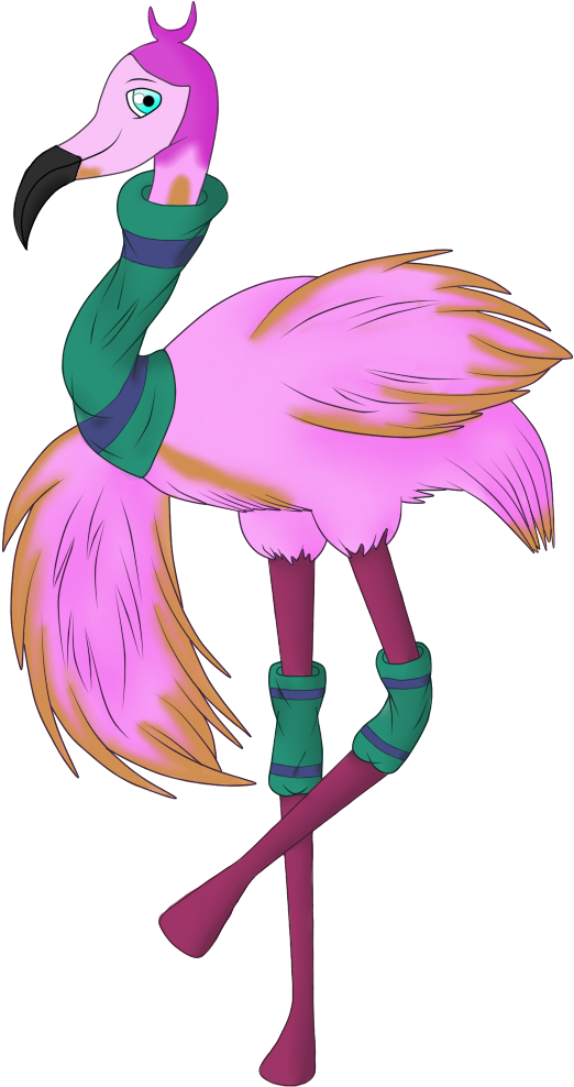 Raymond The Gay Flamingo By Rainbowbuttcakes - Gay Flamingo (530x995)