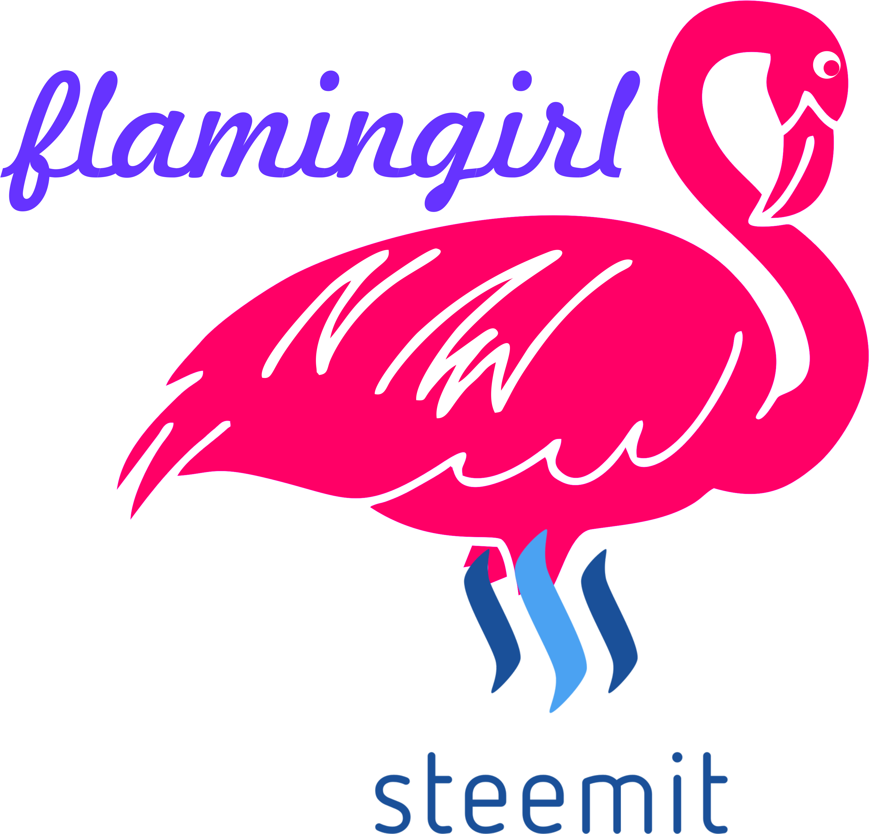 I Show You A Pink Flamingo, Their Natural Color, Impressive, - Flamingos (2816x2737)