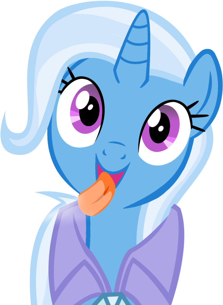 Umbra-neko, Female, Fourth Wall, Licking, Licking Ponies, - Great And Powerful Trixie (884x1024)
