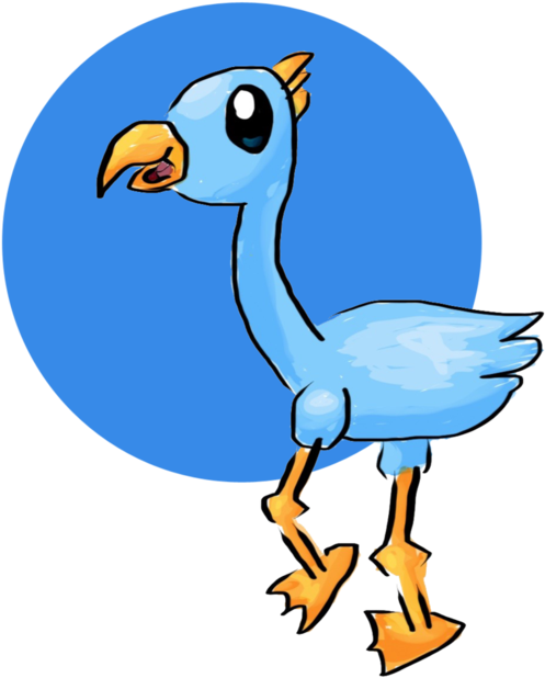 Flamingo Fakemon Concept By Harvtheshark - Seabird (670x1191)