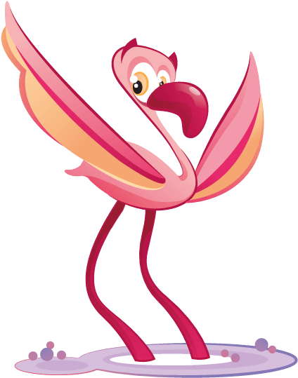 Pink Flamingo - Fenicottero Rosa Disegno (700x700)