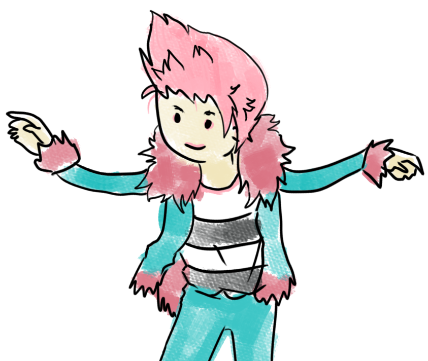 Flamingo By Acmanigos - Cartoon (876x806)