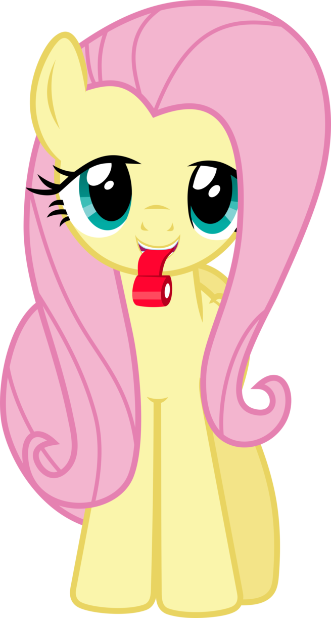 [request] Whistling Fluttershy For Klavicegavin By - Fluttershy (655x1220)