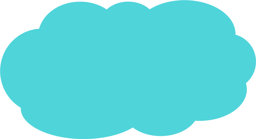 Tweetpay Blue Fluffy Cloud - Dark Blue Flower Clipart (831x454)