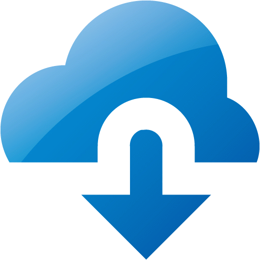 Web 2 Blue Cloud Download Icon - Red Cloud Icon (512x512)