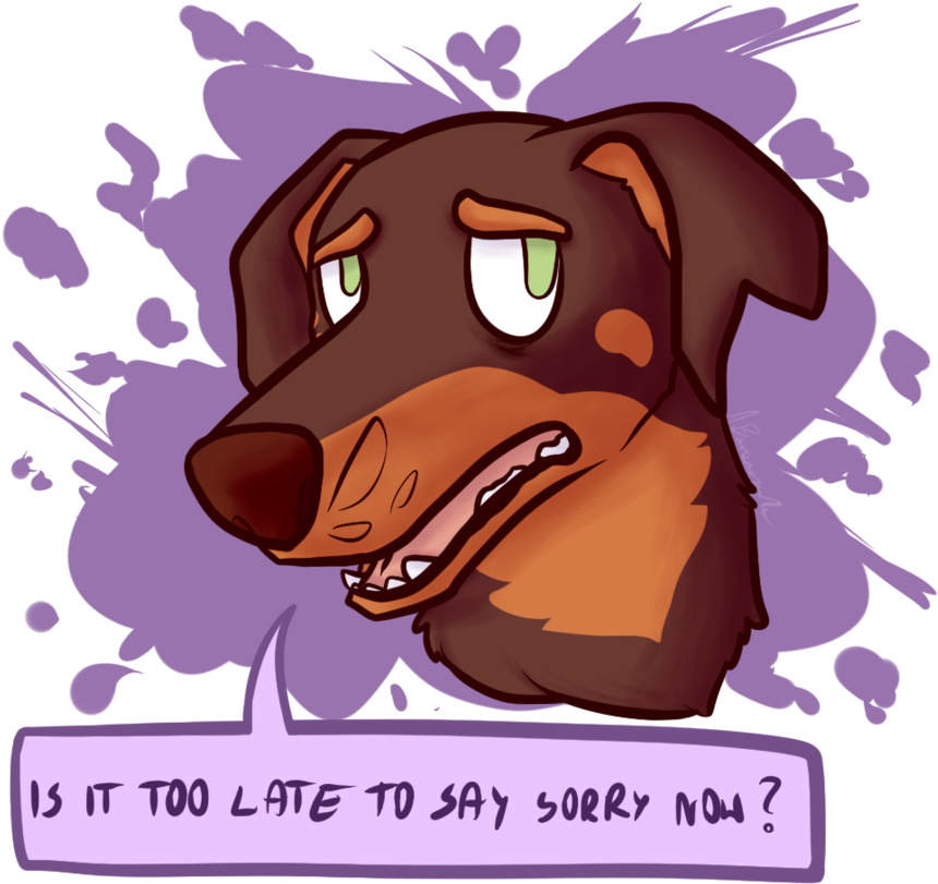 Sorry By Les-papillons - Dachshund (894x894)