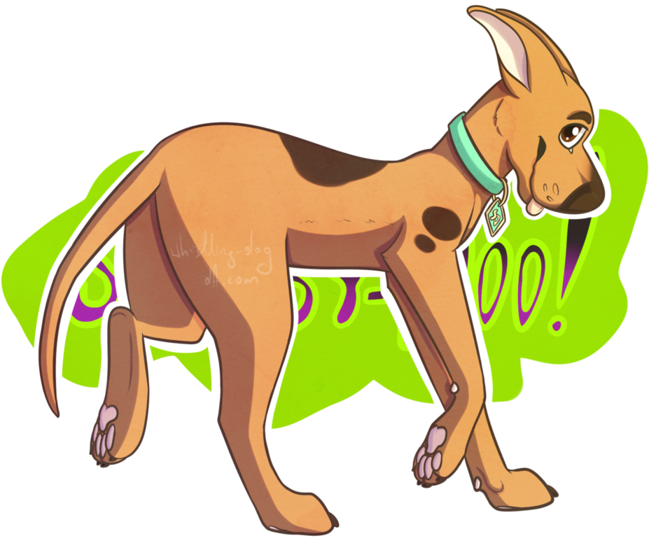 Scooby Dooby Doo By Les-papillons - Longdog (1000x800)