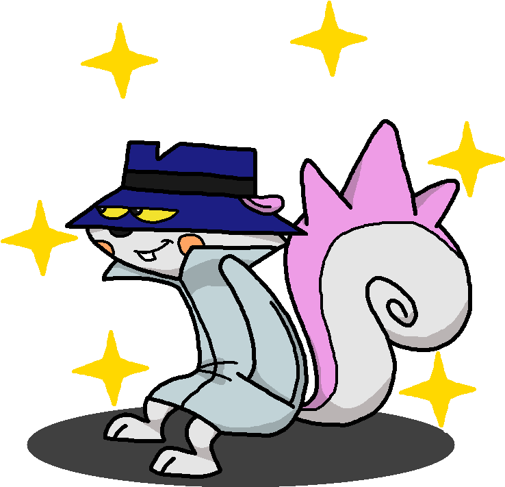 Shiny Pachirisu Secret Squirrel By Shawarmachine - Secret Squirrel As A Pokémon (800x800)
