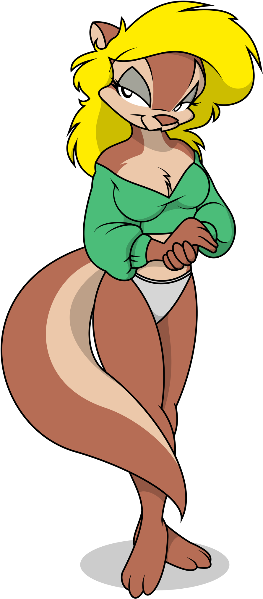 Squirrel Clothing Mammal Cartoon Vertebrate Nose Fictional - Amy The Squirrel Kiss (1024x2048)