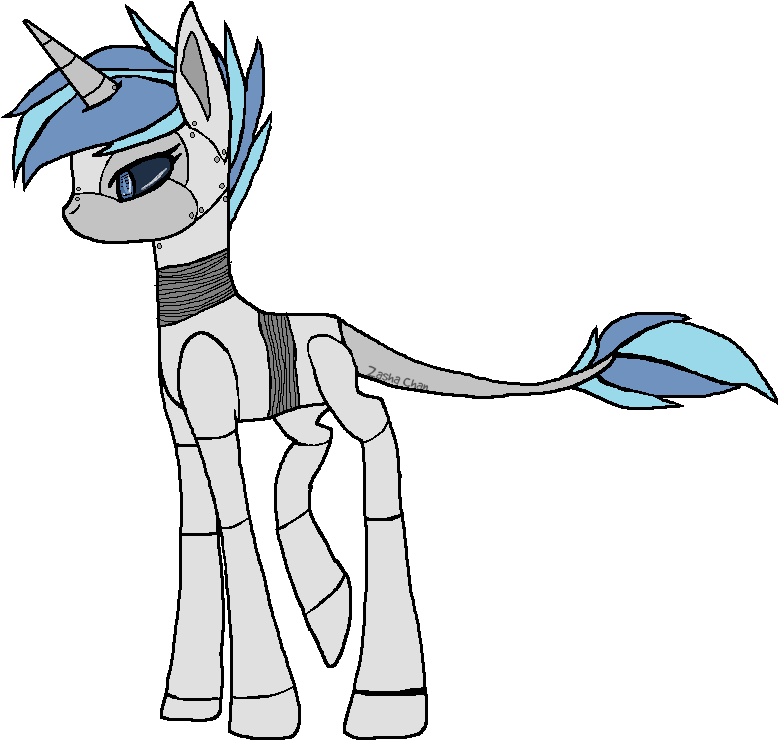Robot Horse By Zashachan - Horse (910x800)