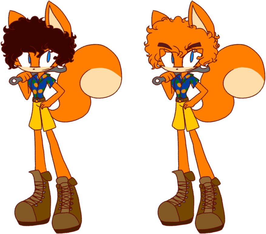 Jake The Squirrel 2016 Reference By Mobian-storyteller - Cartoon (965x827)