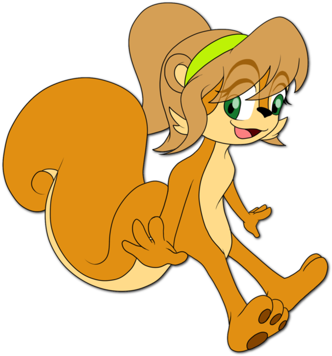 Dolcie The Squirrel By Waver92 - Cartoon (894x894)