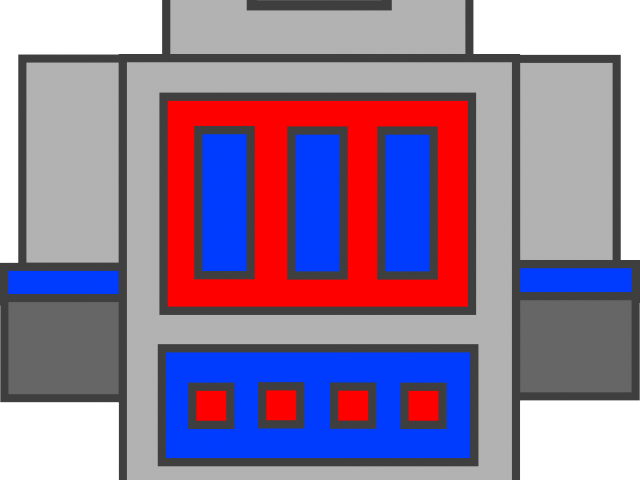 Robot Clipart Rectangle - Robot Clipart (640x480)