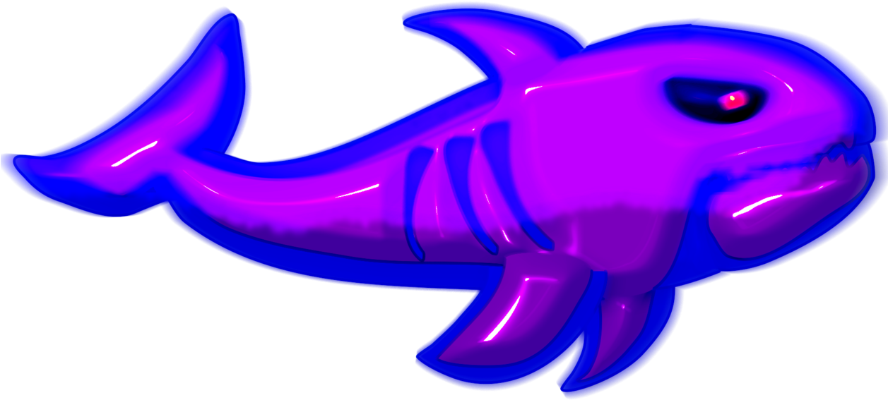 Ghoul Shark Gift Art By Cleverderpy - Ghoul Shark Gift Art By Cleverderpy (1256x636)